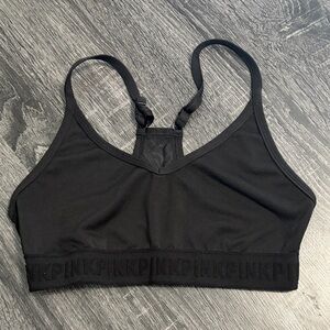 PINK Victoria's Secret Black Sports Bra